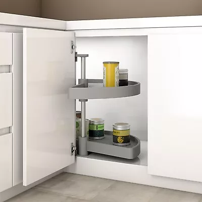 Kitchen Magic Corner Unit Carousel Storage Unit Shelf Trays 1/2 Of Emuca • £69.95