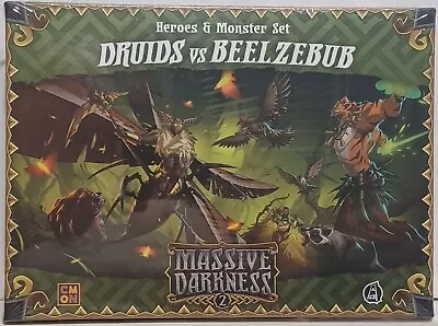 CMON Massive Darkness 2 Druids Vs. Beelzebub (RareKickstarter Exclusive) NIB • $99.99