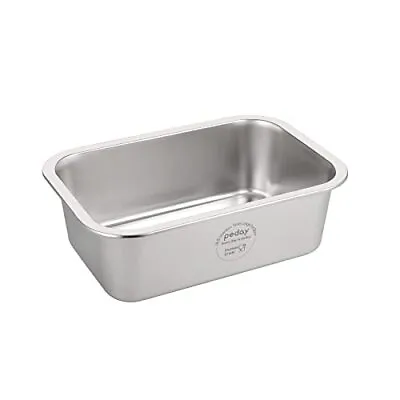 PEDAY Large Dog Water Bowl 304 Stainless Steel Extra Large Dog Bowl For Big & X • $24.20