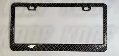 Car License Plate Frame Cover Hood Bonnet Rear 100% Real Carbon For Saab Smart • $51.99