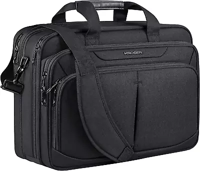 Laptop Bag 18  Expandable Lightweight Briefcase For 17.3  Laptop Premium Busines • $58.50