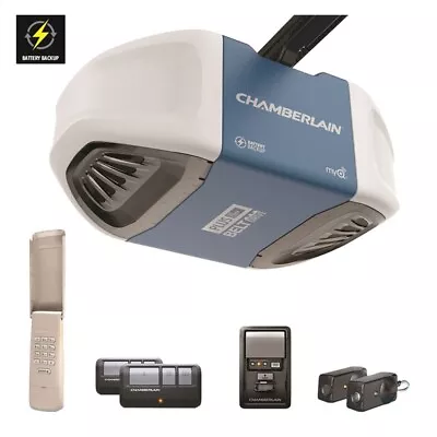 Brand New Chamberlain WD962KEV Garage Door Opener 3/4 Hp 100w Belt Drive • $255