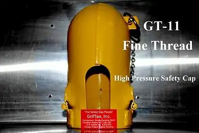 Griftan High Pressure Cylinder Safety Cap - Gt-11 Fine Thread - Oxygen Argon • $69.99