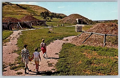 North Dakota - Mandan Indian Village - Ceremonial Lodge - Vintage Postcard • $8.49