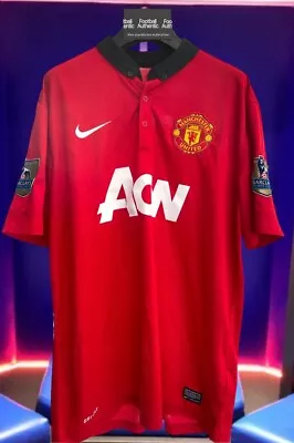 Original Manchester United Football Shirt. 2013-14 Home. Nike: Adult Large • $24.90