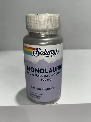 Coconut Monolaurin Supplement 500mg Sealed 60 Caps • $10