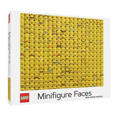 LEGO® Minifigure Faces 1000-Piece Puzzle 9781797210193 - Free Tracked Delivery • $29.42