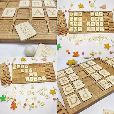 Montessori English Alphabet Big Board With Lowercase And Uppercase Letters Cards • $69