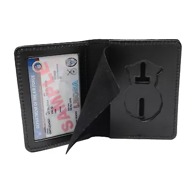 $21.97 • Buy Air Force Security Police Badge Case Id Card Holder Leather USAF SP Wallet