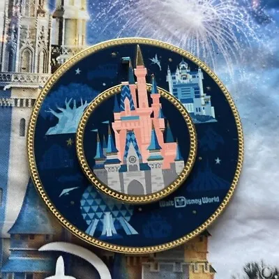 2024 Walt Disney World 4 Parks Icons Magic Animal Epcot Hollywood Metal Magnet • $24.99