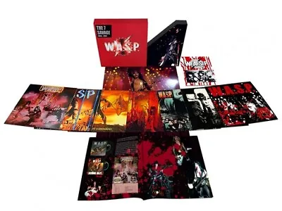 PRE-ORDER W.A.S.P. - 7 Savage - Second Edition - 8LP Box 60 Page Book Poster [ • $235.23