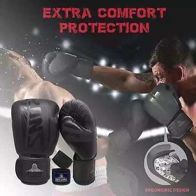 Boxing Gloves Sparring Fighting Kickboxing Good Gloves For Women Men 8-16Oz AU • $38.88