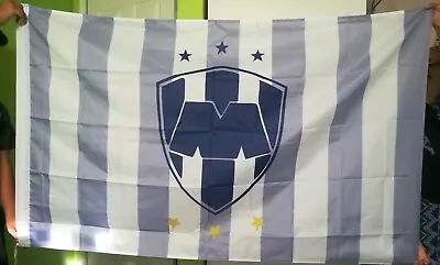 Rayados Monterrey Flag Banner 3x5 Ft Nuevo Leon Mexico Futbol Soccer Bandera NEW • $16.99
