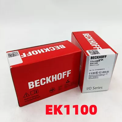 $129 • Buy BECKHOFF EK1100 EtherCAT Terminal Module Fast Shipping New In Box Factory Sealed
