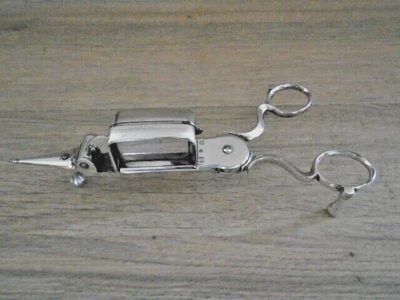£65 • Buy Antique Silver Plated Candle Snuffer & Wick Trimmer By John Gilbert Birmingham