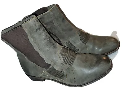 $25 • Buy Anthropologie Leather Boots Everybody By BZ Moda US 5.5 Or 36