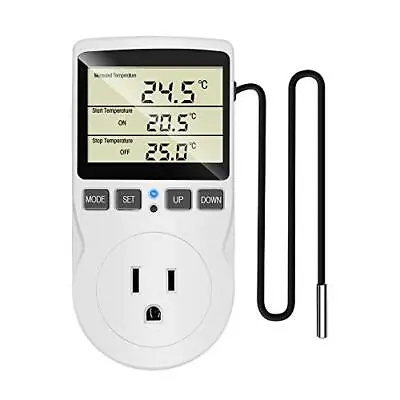 $48.59 • Buy  Digital Temperature Controller Reptile Thermostat Controlled Cooling Heating 