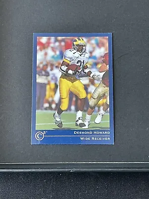 1992 Classic Collector’s Club C3 Desmond Howard ROOKIE Very Rare Find MICHIGAN • $7