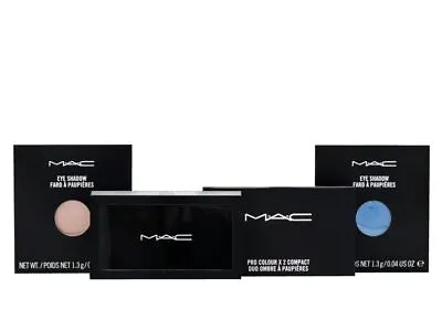 £23.95 • Buy Mac Pro Colour X 2 Empty Compact For Eye Shadow Pans Plus 2 X Refills 1.3g Each