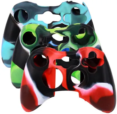 3 Pieces Xbox 360 Silicone Wireless Controller Skin Protective Rubber Case Cover • $9.96