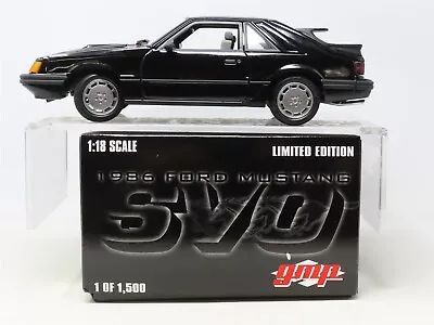 1:18 Scale GMP #8064 Limited Edition Diecast Car 1986 Ford Mustang - Black  • $279.95