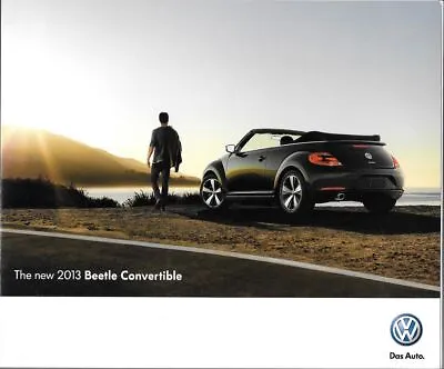 2013  13 VW  Beetle  Convertible Original Sales Brochure • $9.99