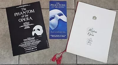 1988 Set Of 3 Items. PHANTOM OF THE OPERA Broadway Premier. Majestic Theater New • $25