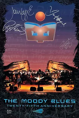 Moody Blues Autographed 25th Anniversary Limited Edition Lithograph • $160