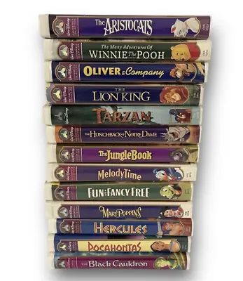 Walt Disney Masterpiece Collection VHS Tapes • $44.99