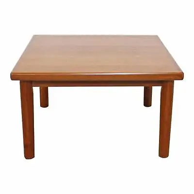  Mid-Century Danish Modern BRDR Furbo Square Teak End/Coffee Table • $495