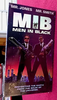 Men In Black MIB VHS Tape 1997 First Year Print Watermark NEW FACTORY SEALED • $8