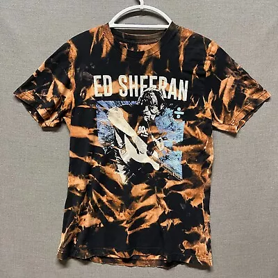 Ed Sheeran Shirt Adult Large Black Short Sleeve Crewneck Divide World Tour 2018 • $18.44