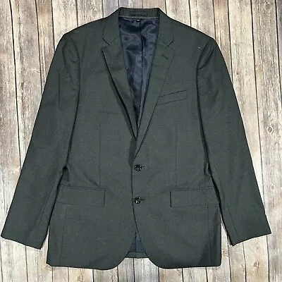 J Crew Ludlow Loro Piana Wool Sport Coat Blazer Mens 40R Grey Suit Jacket READ • $39.95