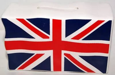 Great Britain Money Box Mini Piggy Bank Union Jack Flag 10cm X 6cm • £6.99