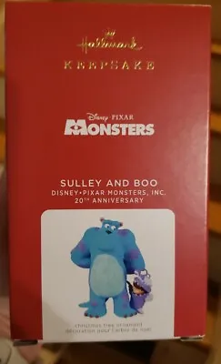 2021 Hallmark Sulley And Boo Disney Pixar Monsters Inc 20th Anniversary NIB NEW • $25.09