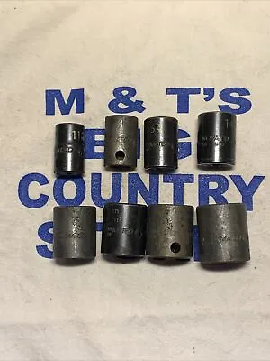 Matco Tools 3/8  Drive 12pt 8pc (11mm-19mm) Metric Impact Socket Set BP Series • $76