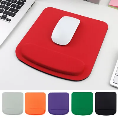 £3.07 • Buy Mouse Pad With Wrist Rest For Laptop Mat Anti-Slip Gel Wrist Support Wristband