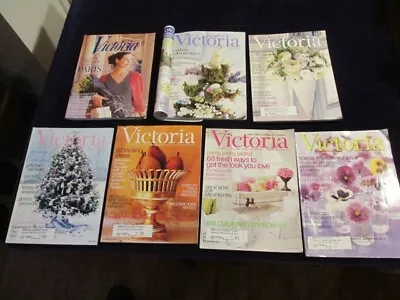 VICTORIA Magazine Lot Of 7 Issues 2000 And 2001 Romantic Elegant Style D2c • $13.99