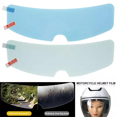 Motorcycle Helmet Anti-fog Film Shield Transparent For Helmet Universal Anti Fog • $5.99