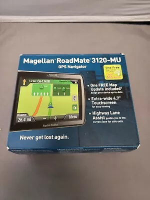 Magellan RoadMate 3120-MU 4.7 Inch GPS Navigator - Black • $30.76