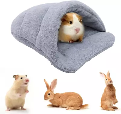 Guinea Pig Bed Hamster Bed Sleeping Bag Cave Nest Cushion Soft Warm Slippers Pig • £13.08