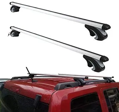 53  135cm Car Top Roof Rack Cross Bars Luggage Rail Cargo Carrier Anti-theft New • $55.97