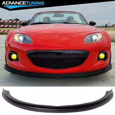 Fits 13-15 Mazda MX-5 Miata MDA Style Front Bumper Lip Chin Spoiler Protector PU • $69.88