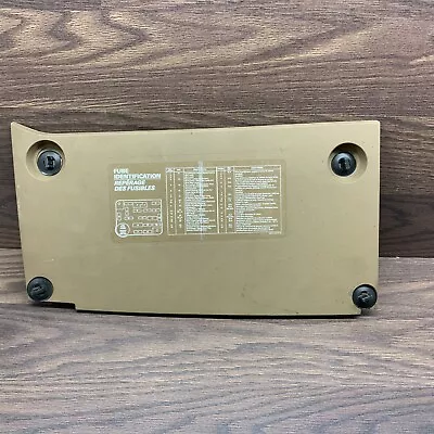 87-91 Ford F150 Bronco Knee Panel Fuse Box Cover Brown OBS Oem Used Tan • $34.99