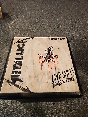 Metallica LIVE SHIT BINGE & PURGE 4 LP Coloured Vinyl NEW SEALED Reissue BOX SET • $362.15