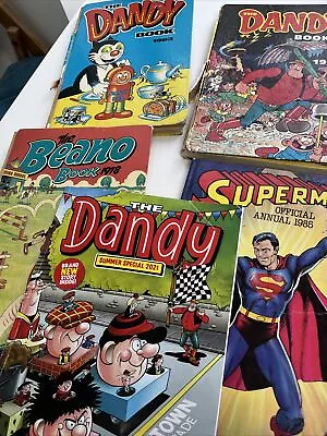 Beano Dandy Superman Annuals Comic  Bundle • £3