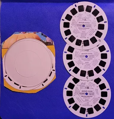 B410 Mother Goose Nursery Rhymes View-master 3 Reels Partial Cut Pack Opened • $15.99