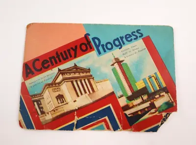 1933 Sewing NEEDLE BOOK Vintage Original CENTURY Of PROGRESS Worlds Fair Chicago • $8