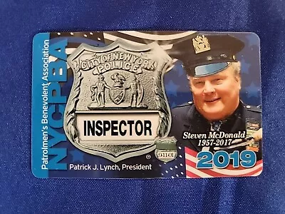 2019 PBA Patrolmans Benevolent Assoc. Card NYPD New York City Police Vintage • $9.99
