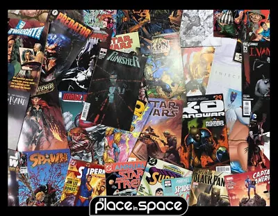 5 X MARVEL DC & OTHER COMICS - RANDOM BARGAIN BUNDLE PACK NO DUPLICATES • £4.99